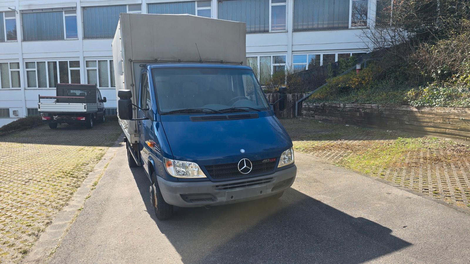 Mercedes-Benz Sprinter Pritsche 413 CDI. Angelastet bis 3.5T