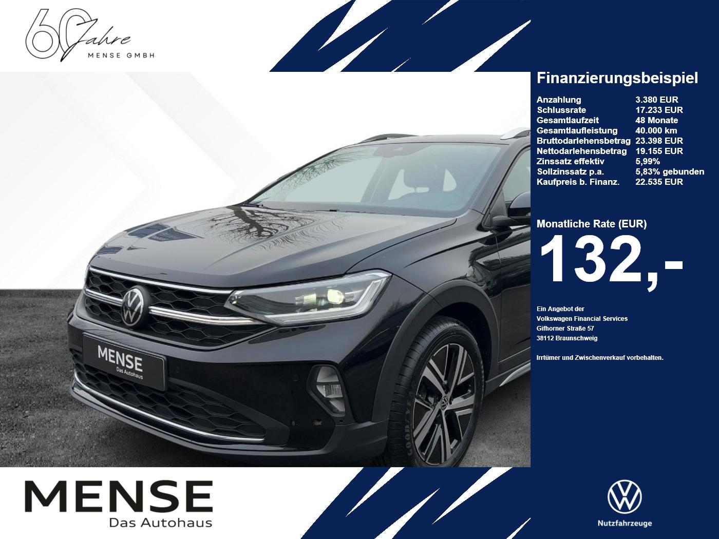 Volkswagen Taigo Style 1.0 l TSI OPF DSG Navi ACC Winterräd