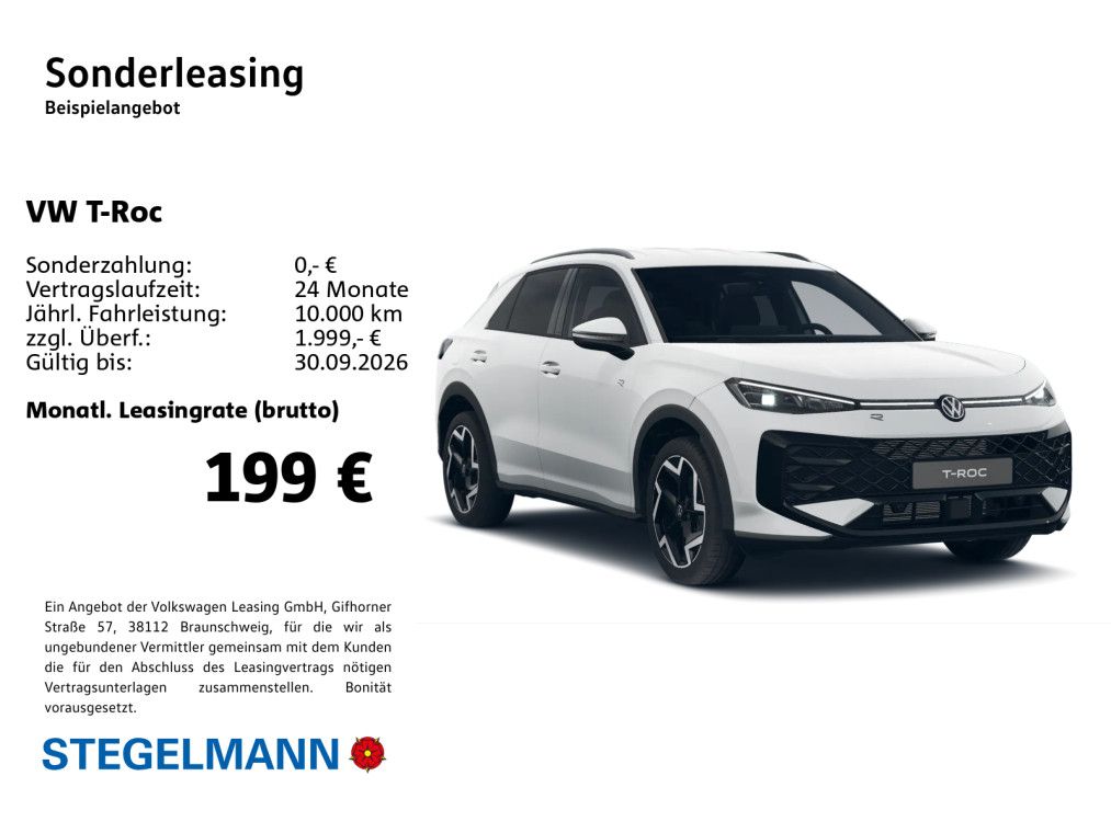 Volkswagen T-Roc 1.5 l eTSI OPF7-Gang-DSG R-Line