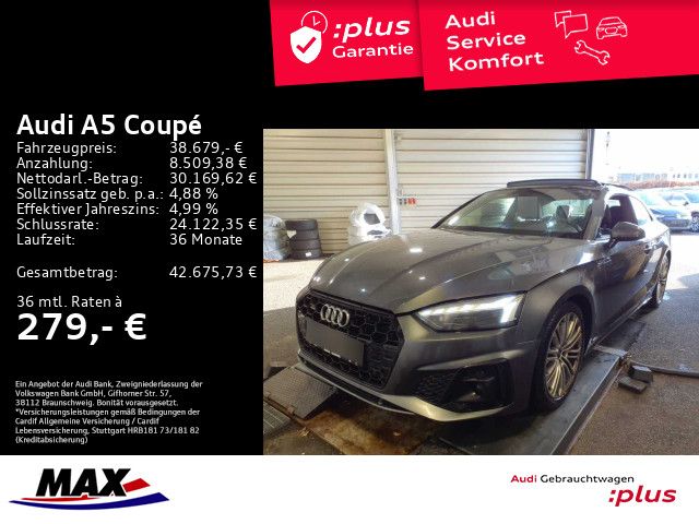 A5 Coupé 50 TDI QUATT S LINE MATRIX+PANO+OPTIK++