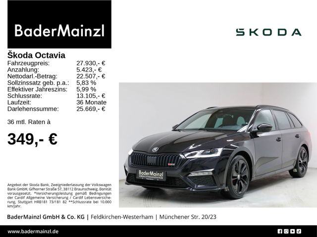 Skoda Octavia Combi RS 2.0 TDI 4x4 DSG Carplay AHK LED