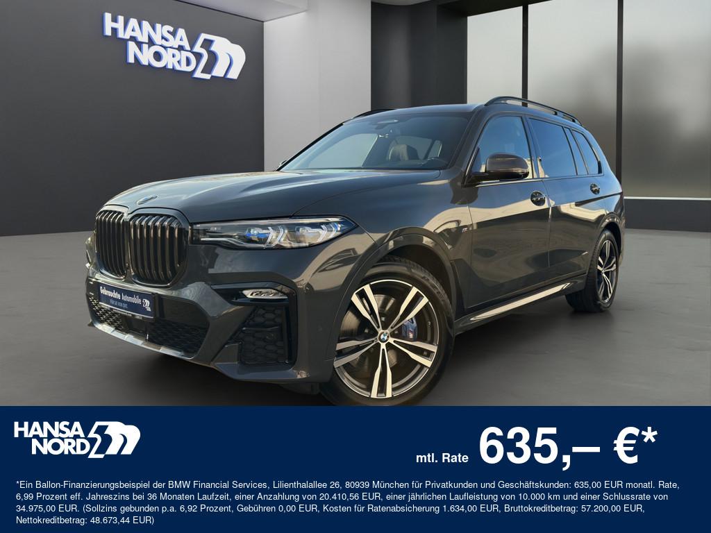 BMW X7 xDrive40d M-SPORT LASER NAVI PANO 21″ AHK