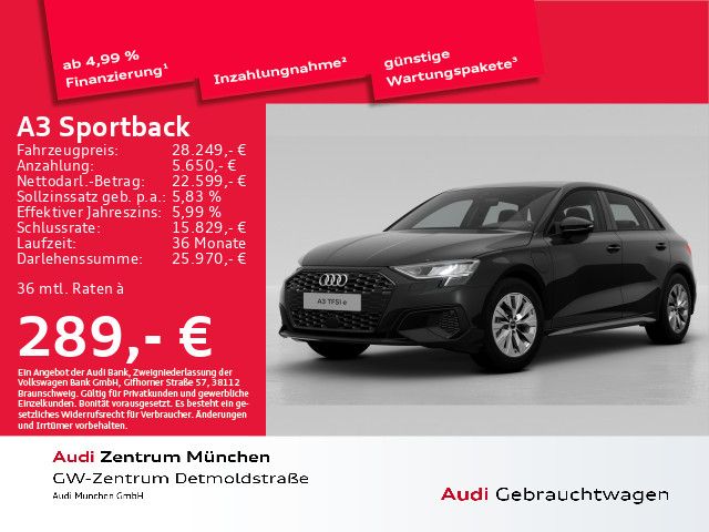 Audi A3 Sportback 40 TFSI e S tronic Virtual+/Navi+/P