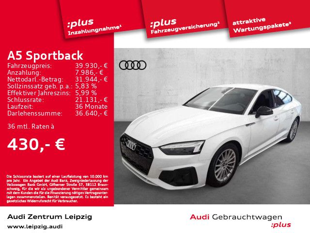 Audi A5 Sportback 40 TDI qu. S line *Matrix*Business*