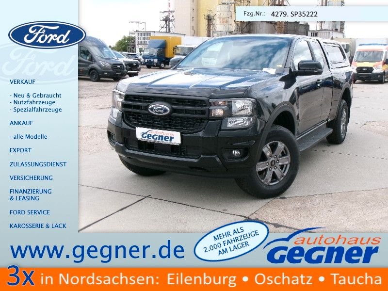 Vorderansicht des FORD Ranger 2.0L XLT ExtraKab Hardtop Stndhz AHK WiPa