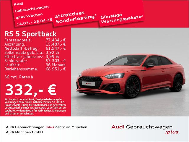 Audi RS5 Coupé qu. Virtual+/Sportabgas/280kmH/HUD/Nav