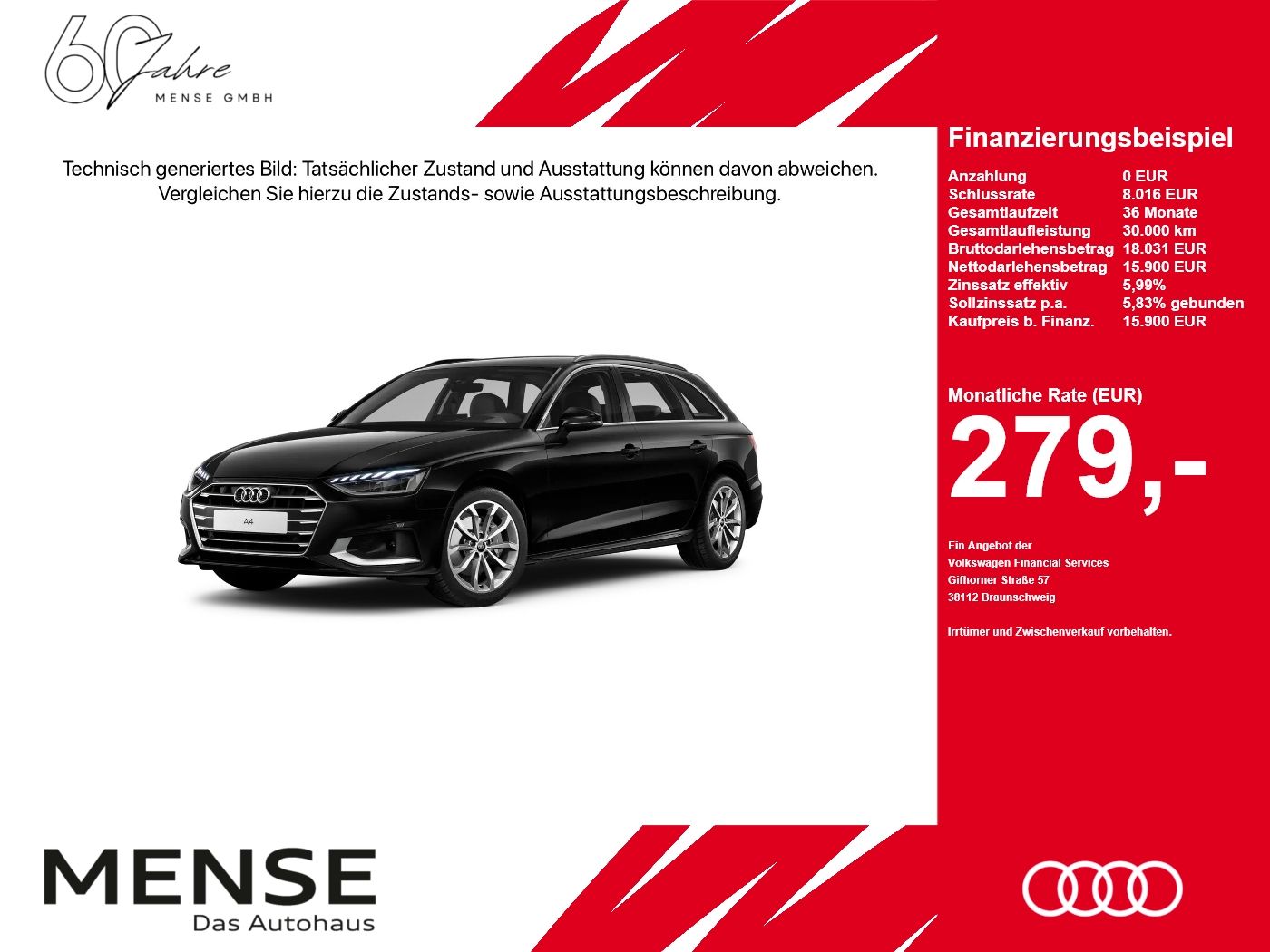 Audi A4 Avant Advanced 40 TDI S tronic Advanced HUD L