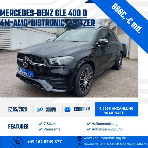 Mercedes-Benz GLE 400 d 4M*AMG*Distronic*7 Sitzer*Voll