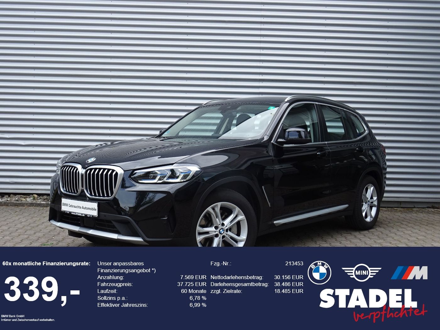 BMW X3 xDrive30i Laser HuD ACC Drive/ParkAssist HiFi foto 1