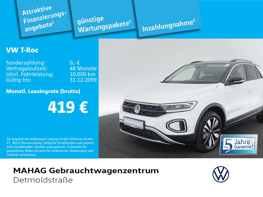 Volkswagen T-ROC 1.5 eTSI GOAL APP LED+ ACC DigCockpitPro D