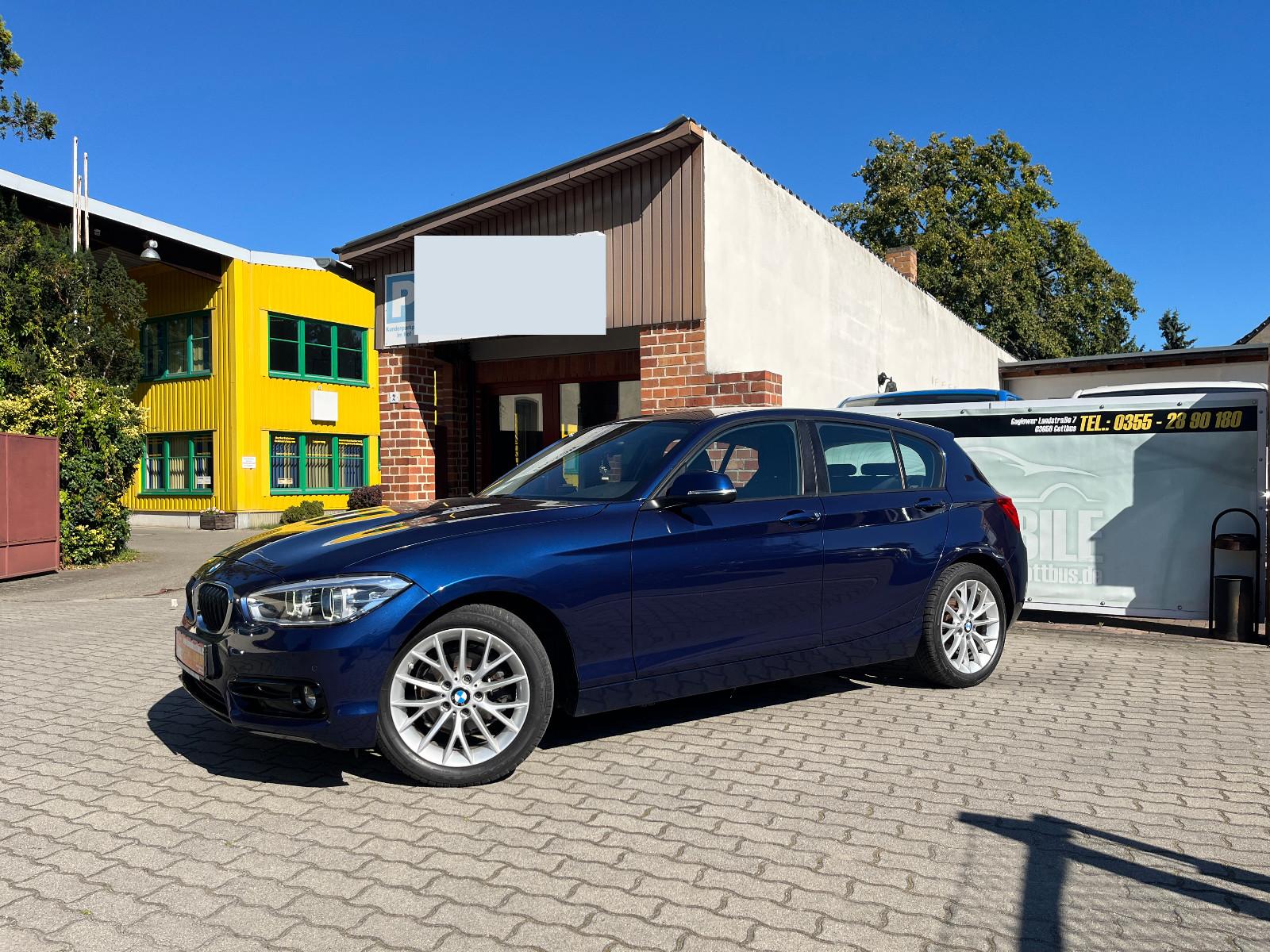 BMW 118 d Sport Line -Sitzh. - Ahk. - Navi - LED " !