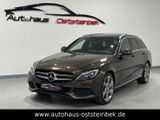 Mercedes-Benz C 250 d T BLUETEC/DESIGNO/BURMESTER/PANO/LED/AHK - Mercedes-Benz C 250: Vollleder, Panorama-Dach