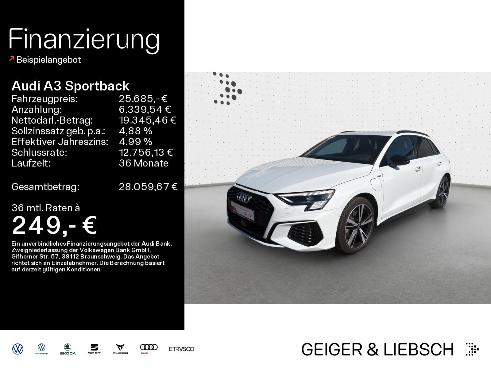 Audi A3 Sportback TFSI e S line+AHK+LED+B&O+VC+Navi