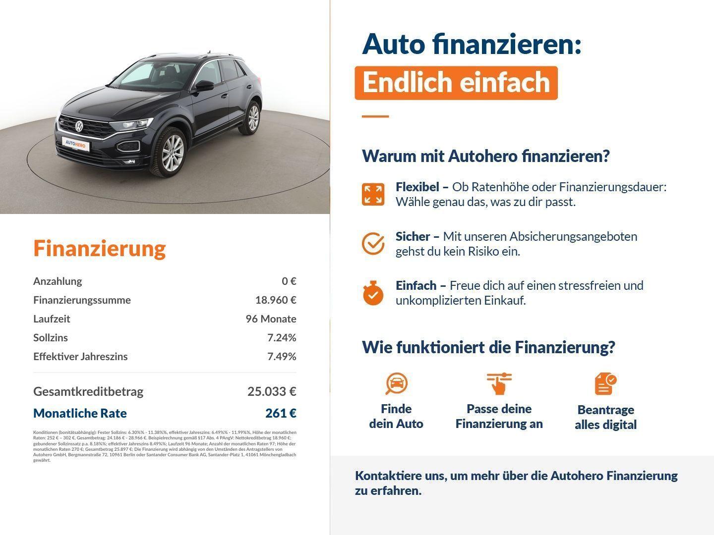Volkswagen T-Roc 1.5 TSI ACT United Aut.*NAVI*LED*SPUR*CAM*