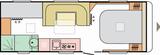Adria Alpina 663 PT 2ER ATC 2300KG UMRISS TRANS 2027  - Adria Wohnwagen