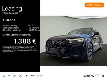 Audi Leasingangebot: Audi SQ7 SUV TFSI 373(507) kW(PS) tiptronic*HDMatrix*