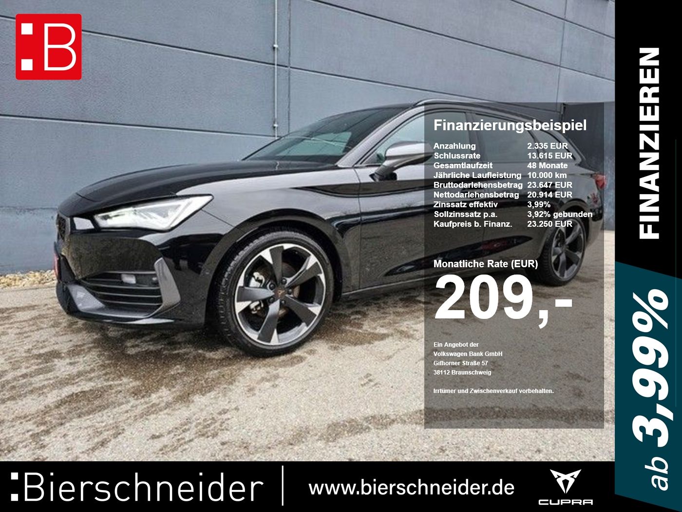 Cupra Leon Sportstourer 1.5 TSI DSG Fahrass. L Kamera