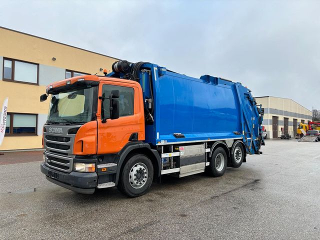 Scania P340 6x2*4 + CNG + JOAB PRESS 19,9 M3 + VINCH