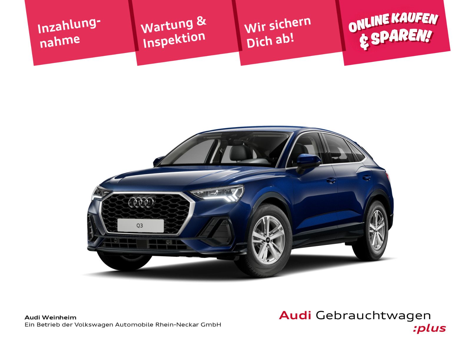 Audi Q3 Sportback 35 TFSI LED Stronic PDC Plus Gar-20
