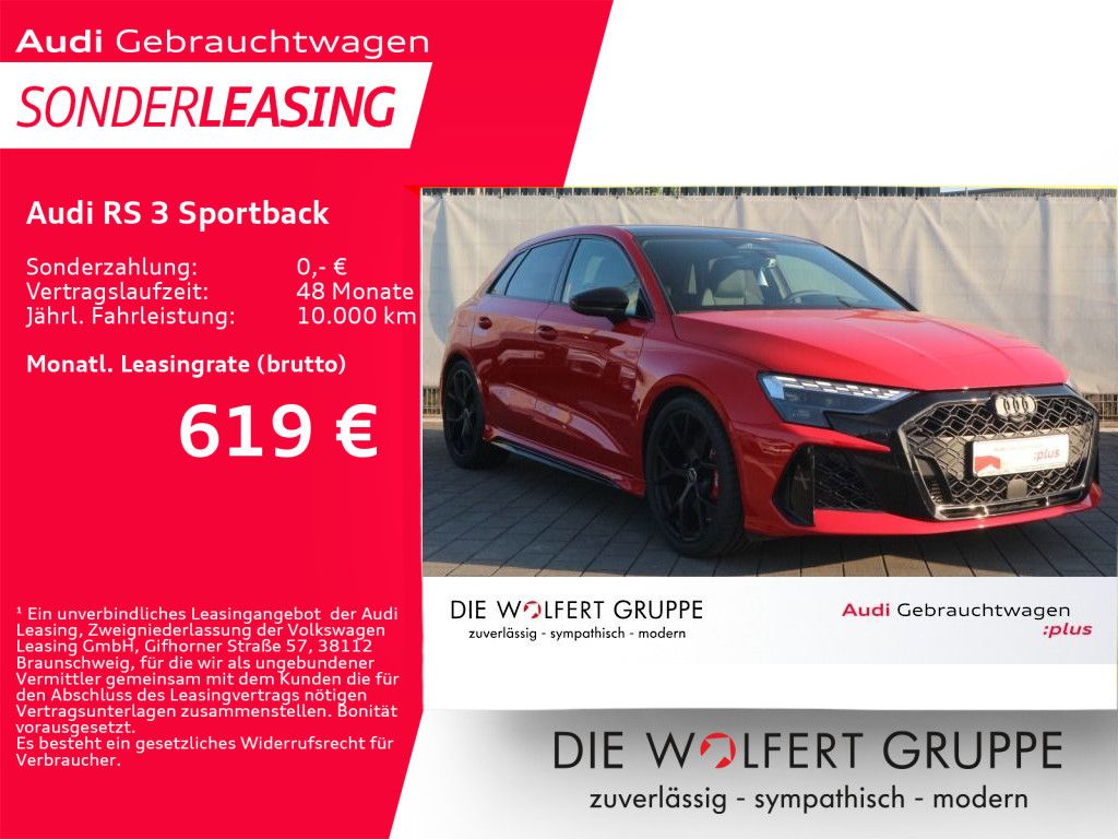 Audi RS 3 Sportback RS-SPORTAGA*280KM/H*PANO*HUD*ACC