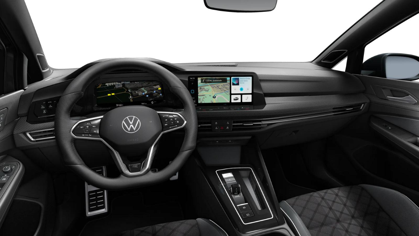 Volkswagen Golf VIII 1.5 eTSI DSG R-LINE*BLACK-STYLE*IQ.LIG, миниатюра 7