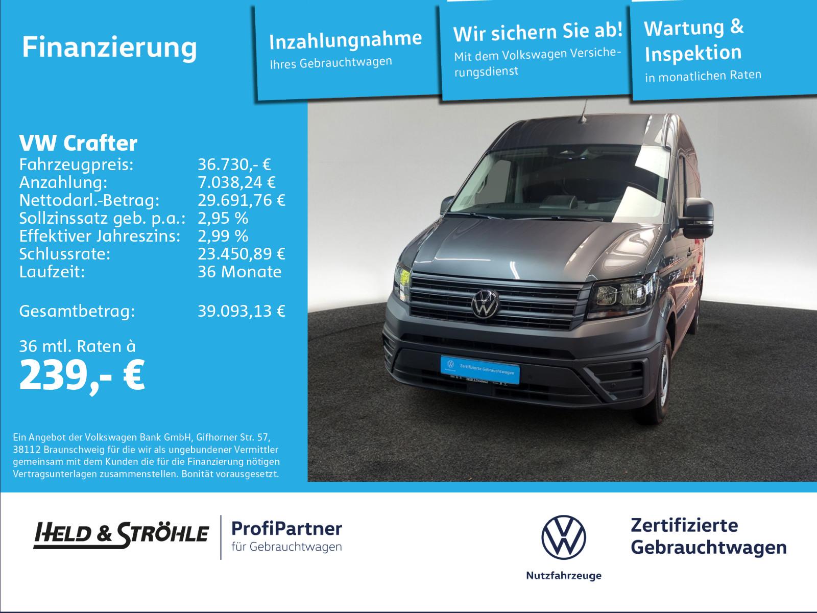 Volkswagen Crafter Kasten 35 HOCH MR NAVI R-KAM NP:71.322.-