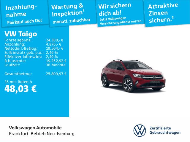 Volkswagen Taigo Style 1.0 TSI 7-Gang DSG IQ.Light NAV APP