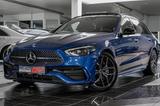 Mercedes-Benz C 300d*AMG*Designo*Head*360*H-Lenkung*Pano*Laser - mit Diesel-Antrieb: Blau, Panorama-Dach