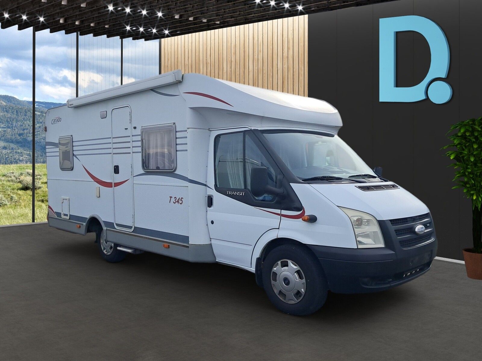 Fahrzeugabbildung Carado T 345 Fahrradträger,Radio,Heckbad