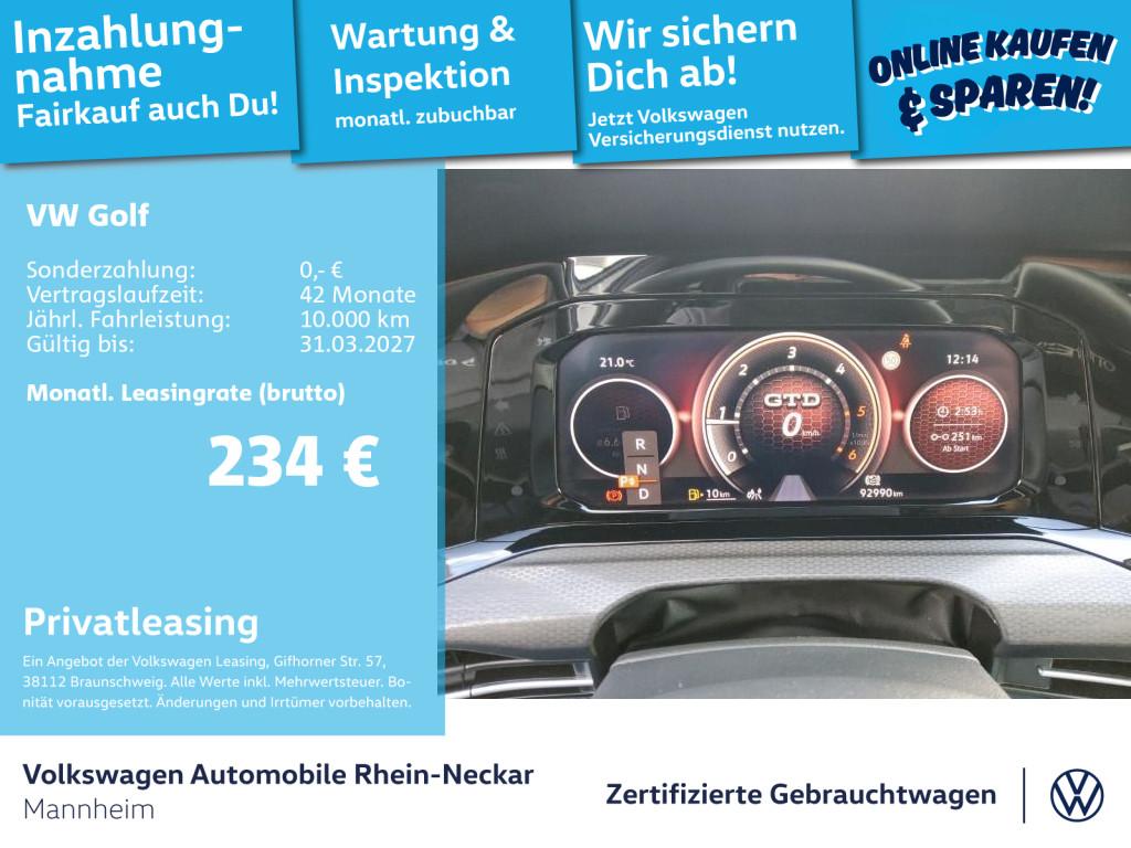 Volkswagen Golf VIII 2.0 TDI GTD DSG GAR2027 Navi AHK LED U, миниатюра 2