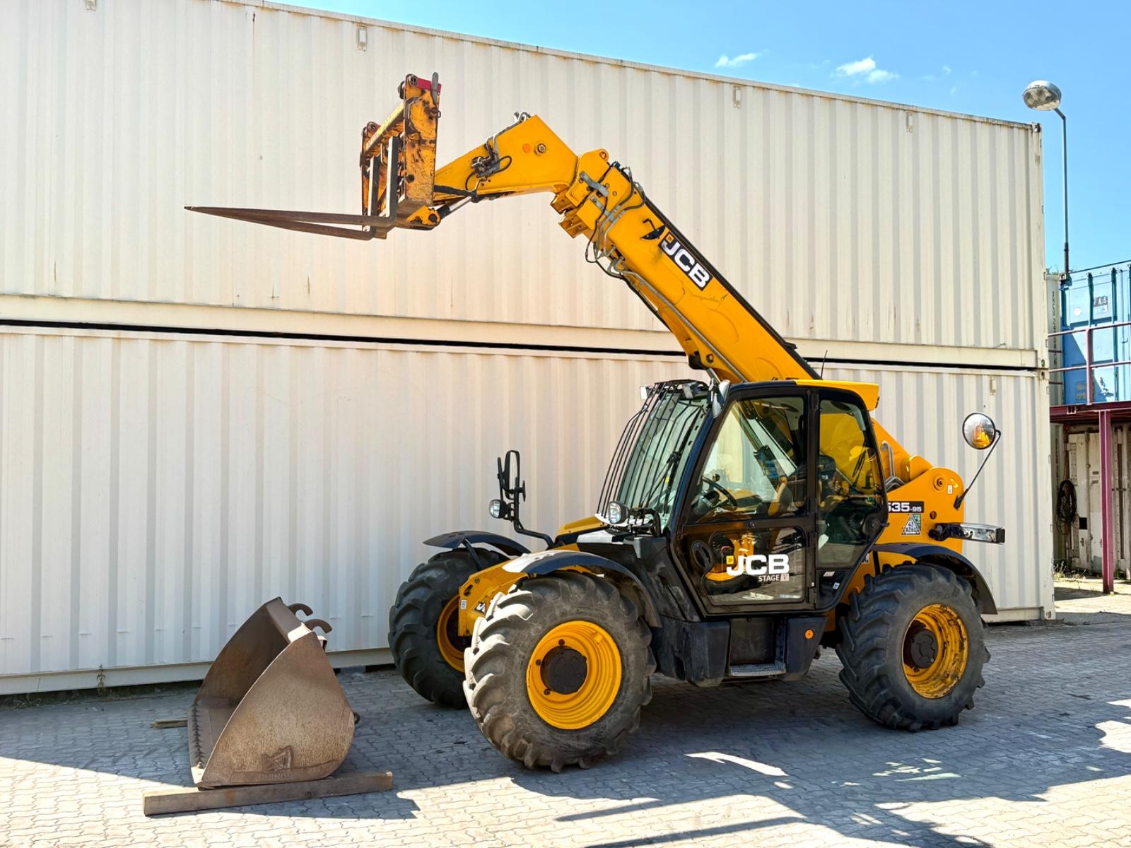 JCB 535-95 / Joystick / Schaufel + Gabel
