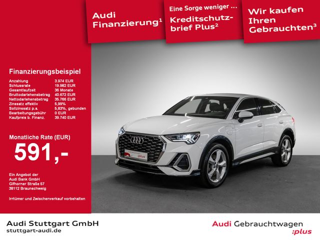 Audi Q3 Sportback 45 TFSI e S line LED virtCo Kamera