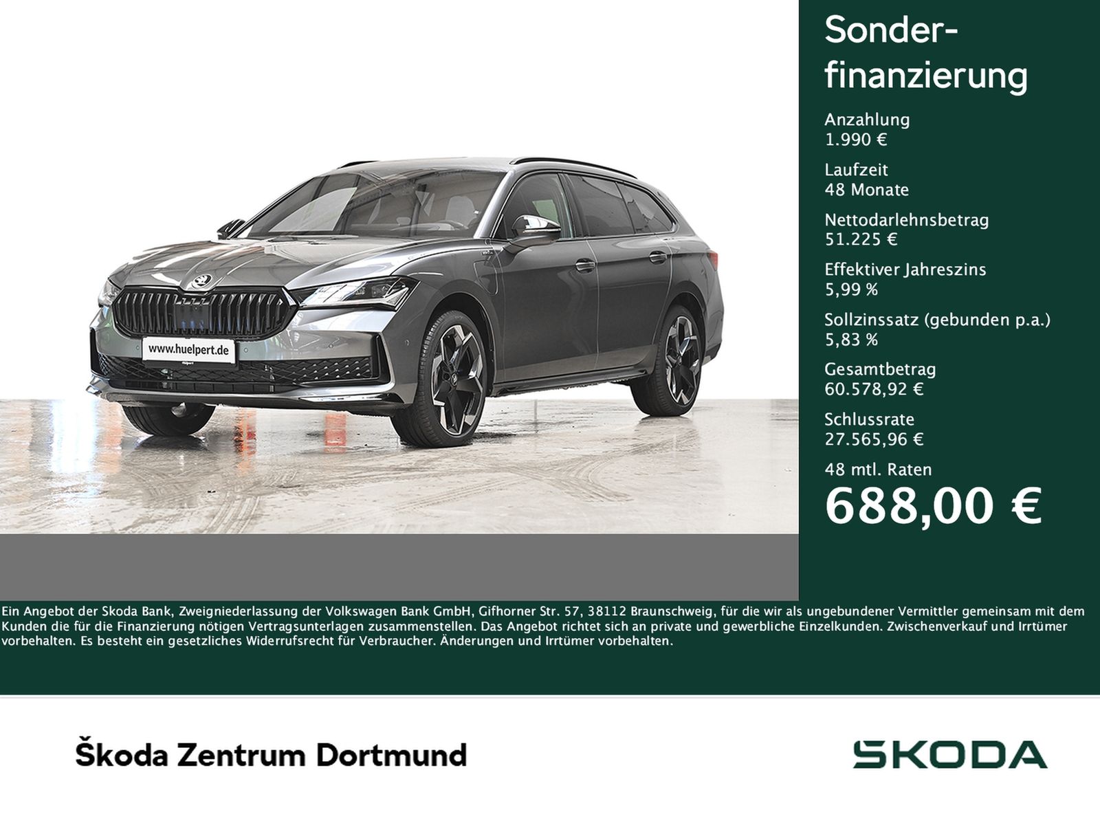 Skoda Superb Combi HYBRID SPORTLINE AHK HEADUP eSITZE