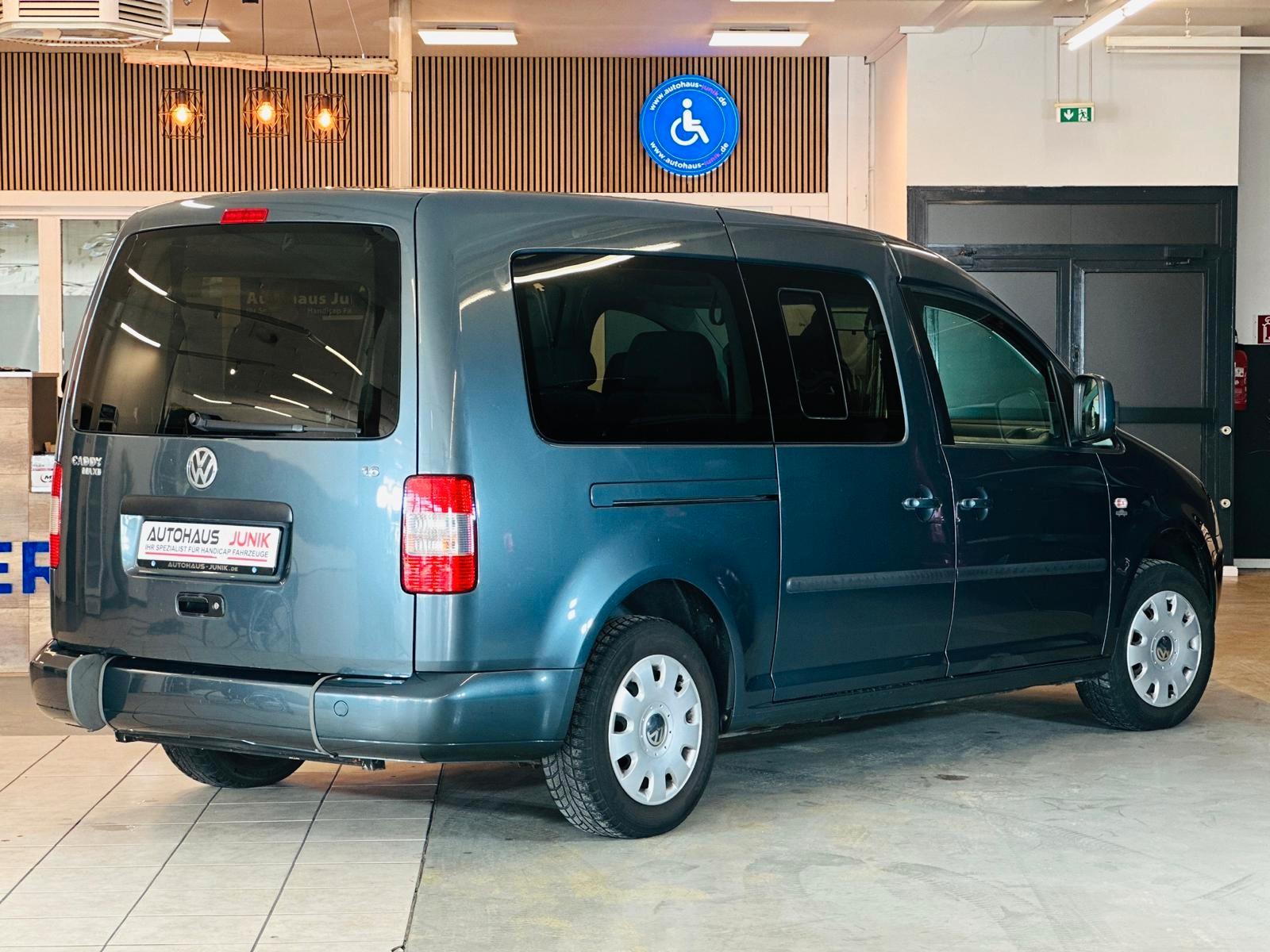 Volkswagen Caddy 1,6-Maxi-Behindertengerecht-Rampe-TOP