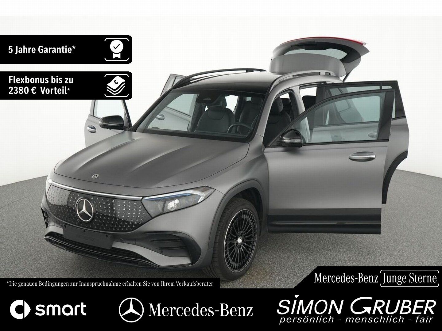 Fahrzeugabbildung Mercedes-Benz EQB 350 4M AMG Night magno Pano Burm HUD 360
