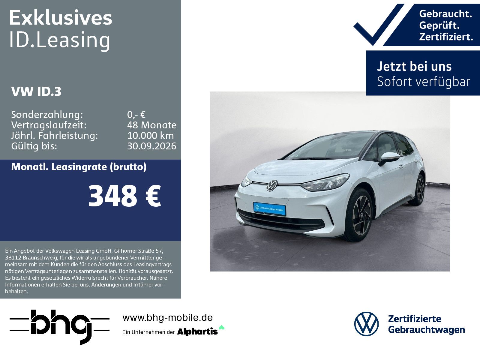 Volkswagen ID.3 Pro Automatik Navi ACC Assist DAB+ Sitzhzg