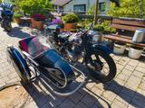 NSU Max Gespann mit Steib Beiwagen - NSU MAX