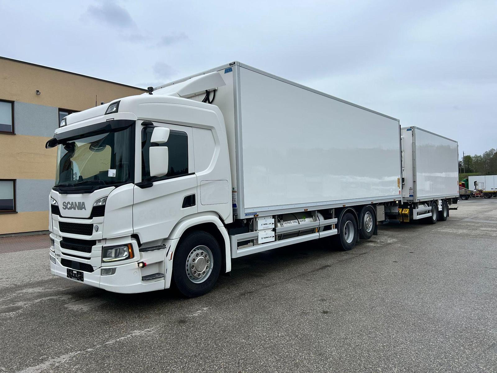 Scania P450 6X2*4 EURO6 + RETARDER + HFR KK18 TRAILER