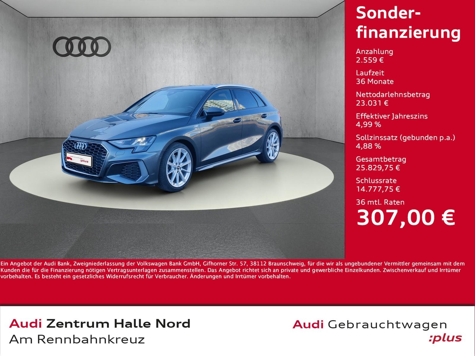 Audi A3 Sportback S line 30 TFSI  S tronic