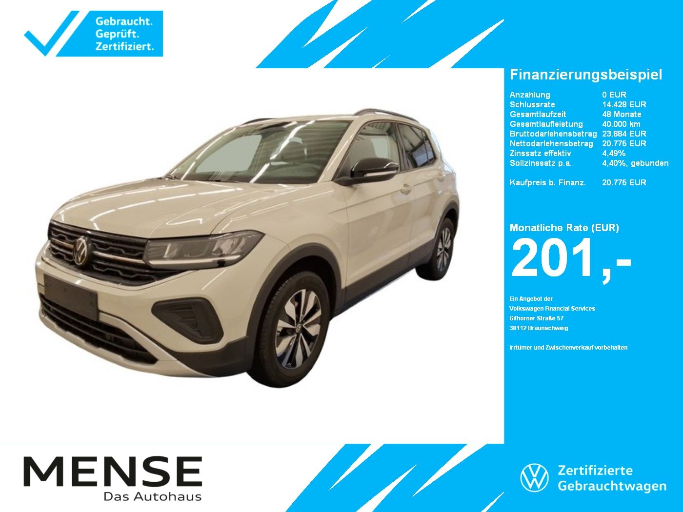Volkswagen T-Cross 1.0 TSI Life Goal CarPlay|ACC|LED|KlimaA