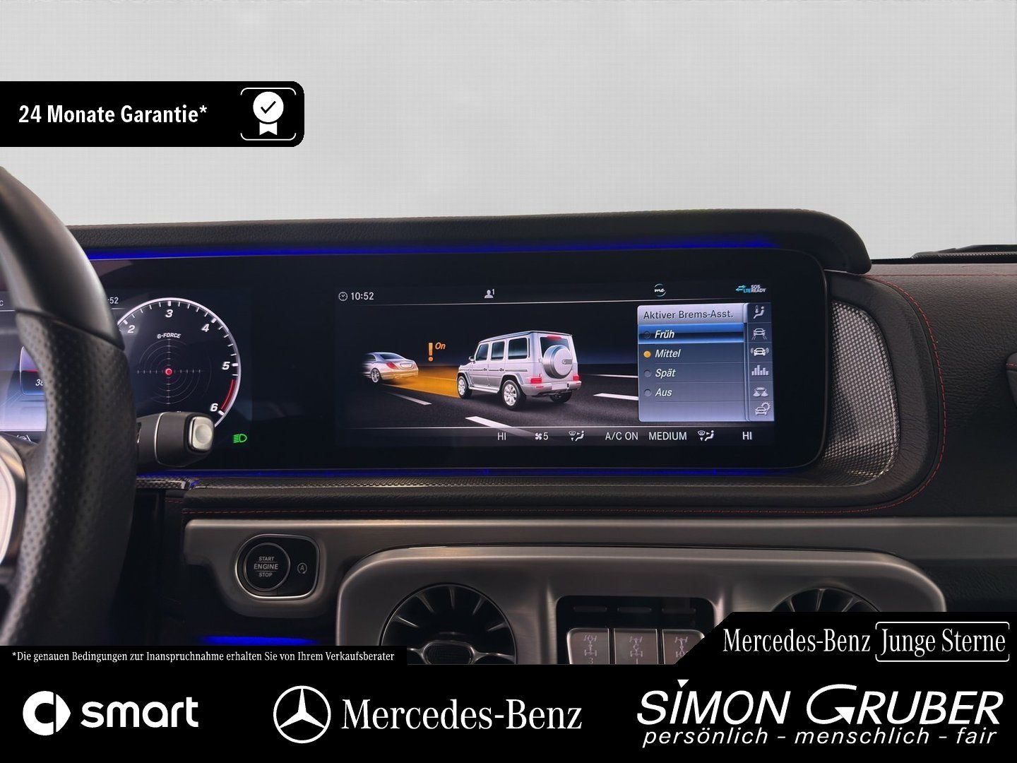 Fahrzeugabbildung Mercedes-Benz G 400 d AMG Line Exklusiv Widescreen 360 20 Zoll