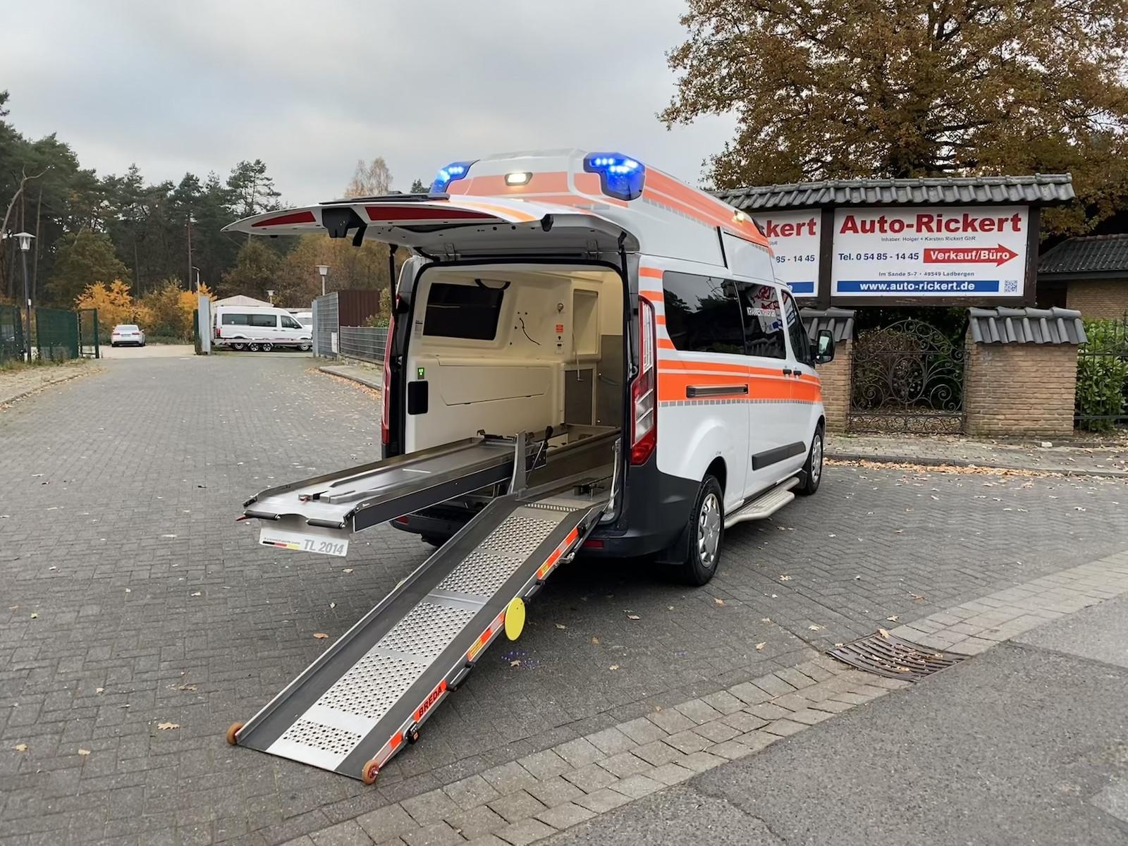 Ford Tourneo Custom L2 Trend, KTW, Tragetisch, Trages