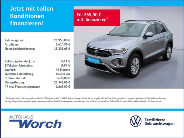 T-Roc 1.5 TSI DSG Life LED+NAVI+PARK-ASSIST