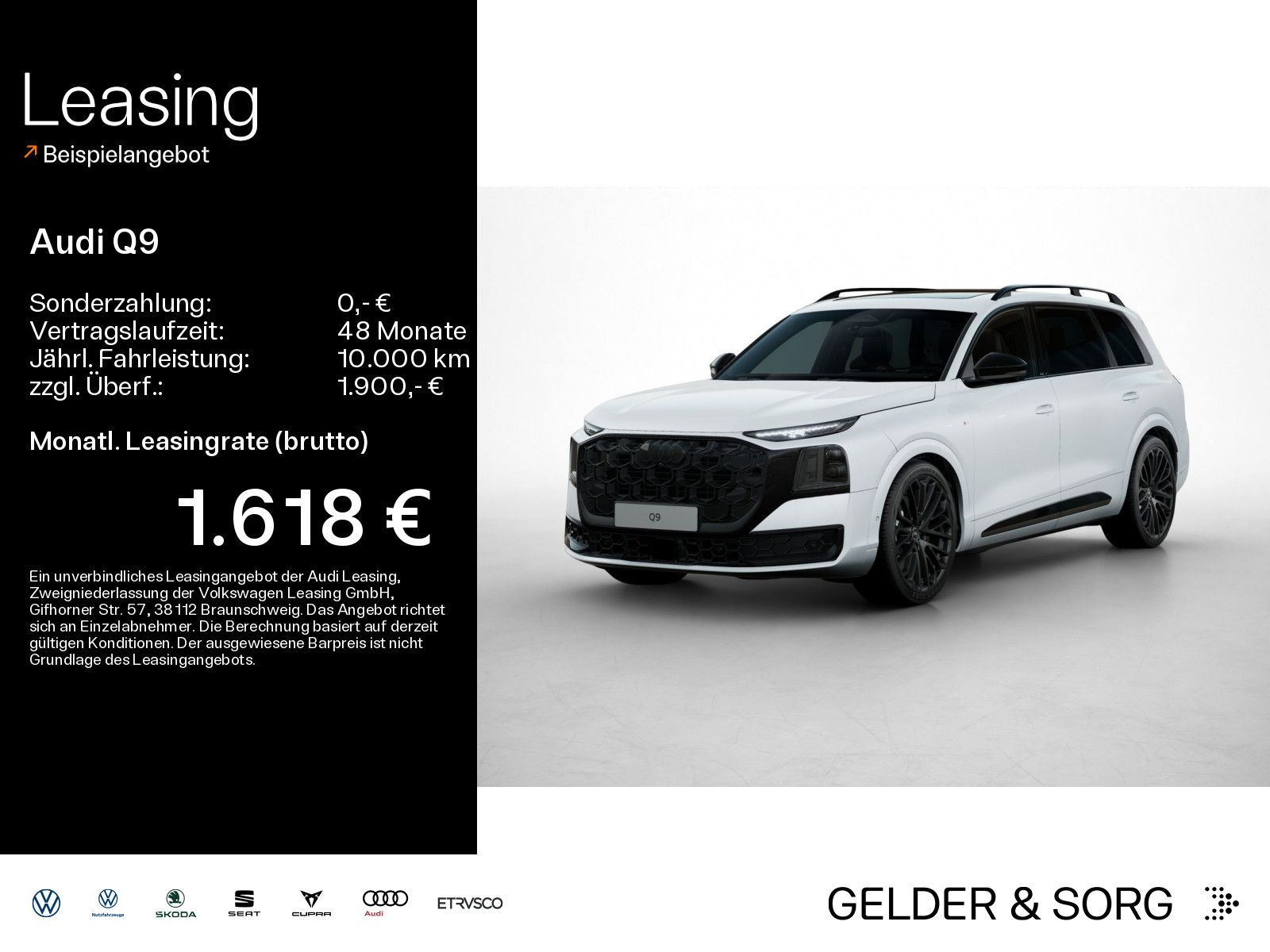 Audi Q9 SUV TDI quattro 220 kW tiptronic TECHPLUS*B&O