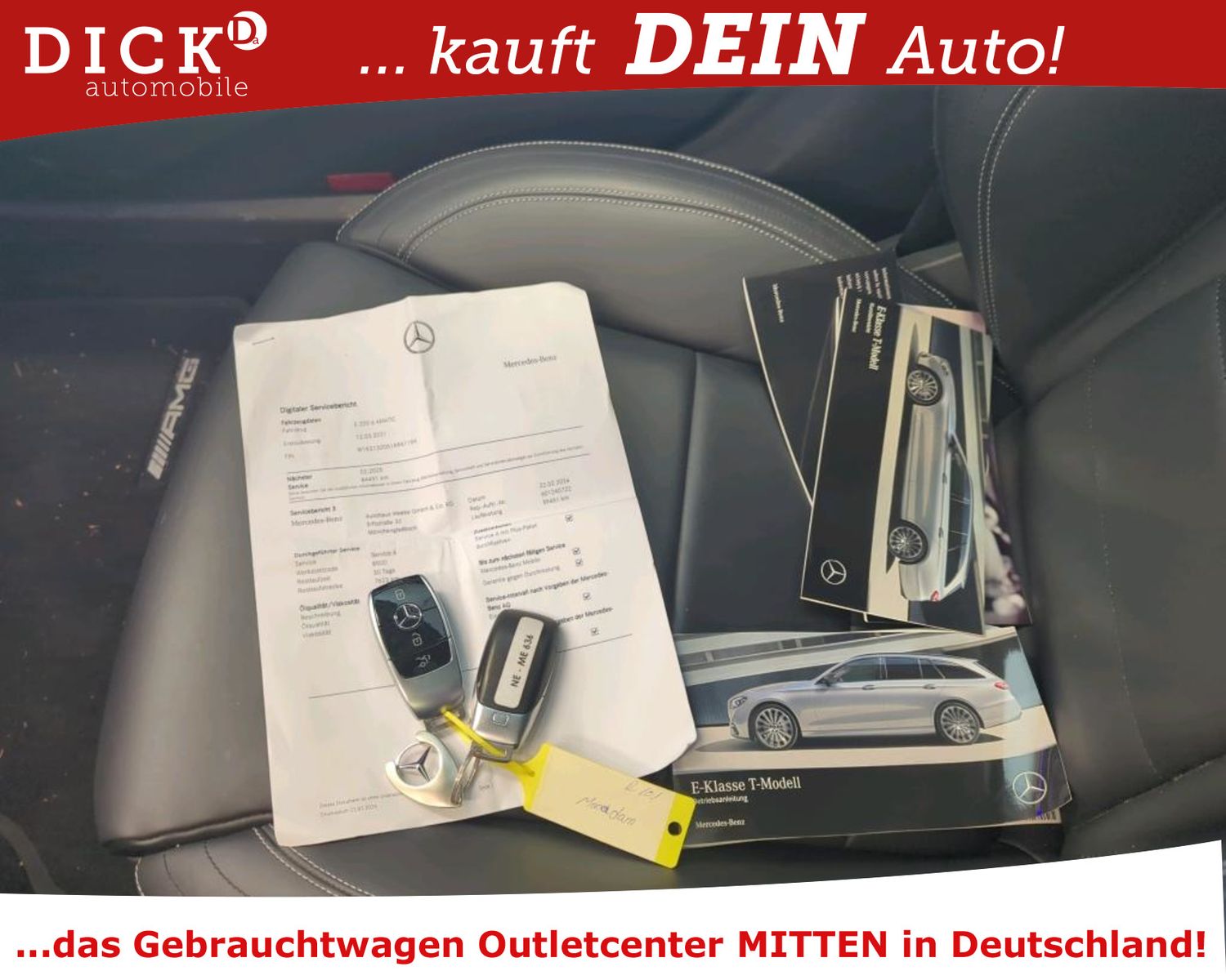 Fahrzeugabbildung Mercedes-Benz E220d T 4Mat 9G AMG/LED/ACC/PANO/VIRTU/LEDER/SHZ