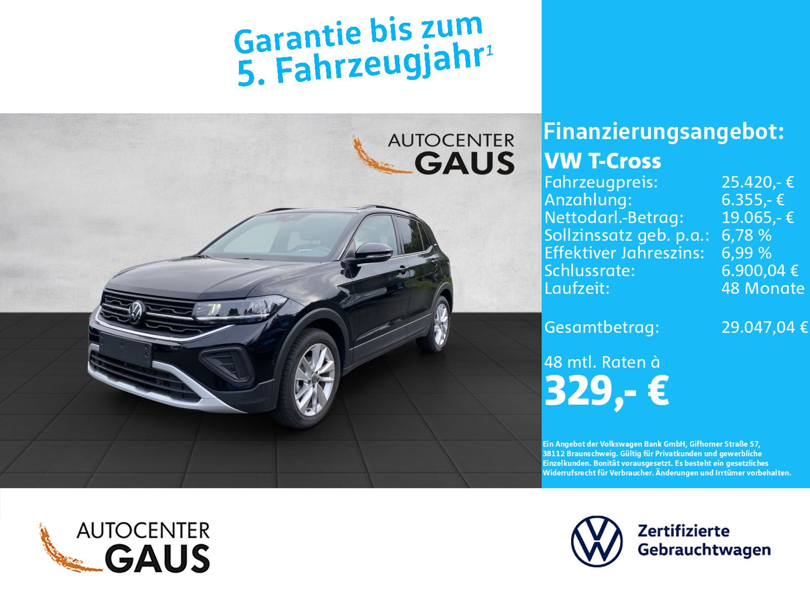 T-Cross Energy 1.0 TSI DSG Navi*ACC*Klima