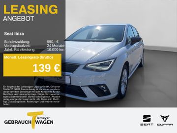 Seat Leasingangebot: Seat Ibiza 1.0 TSI DSG FR LED NAVI KAMERA ACC