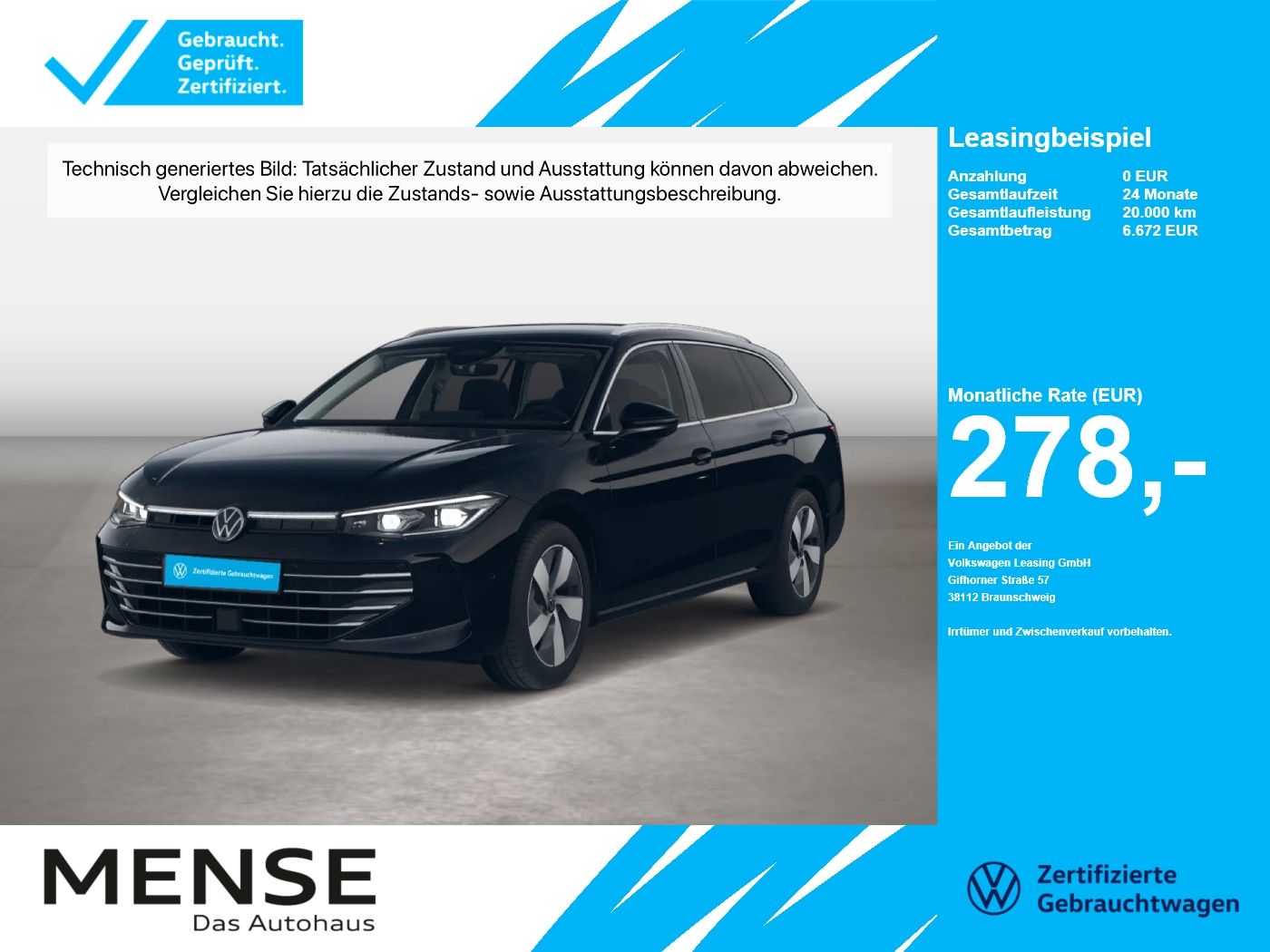 Volkswagen Passat Variant 2.0 TDI DSG Elegance IQ.Light AHK