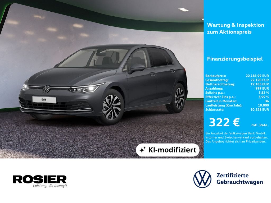 Volkswagen Golf VIII 2.0 TDI DSG Active AHK ACC LED NAVI BT