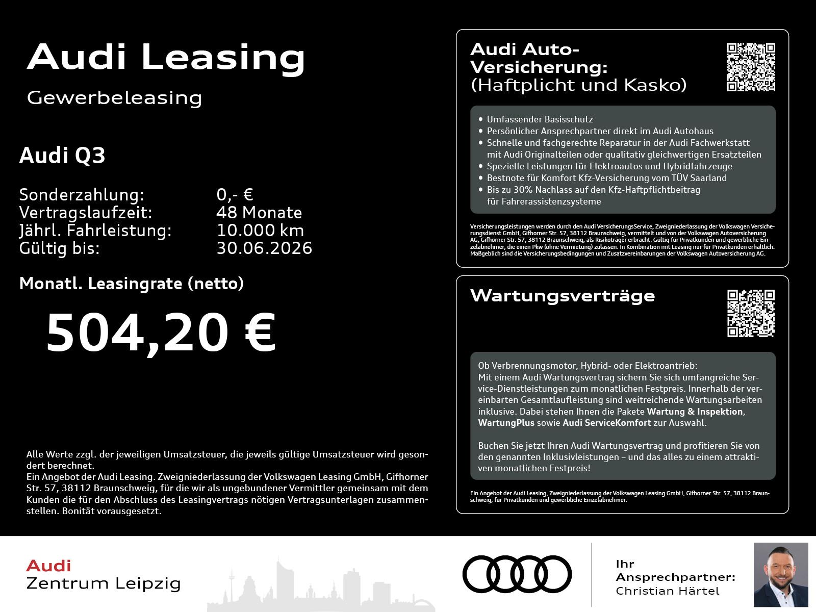 Audi Q3 SUV e-hybrid S line*LED*Techplus*19Zoll* uvm.